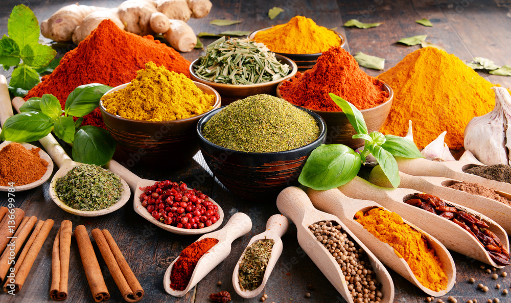 INDIAN SPICES PLAY CRUCIAL ROLE IN THE TASTE AND AROMA OF INDIAN CUISINE.